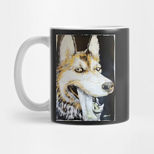 Wash-off husky Mug